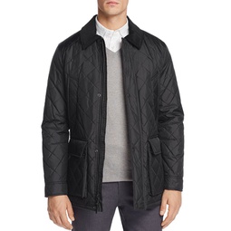 Quilted Elbow-Patch Jacket