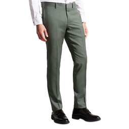 Lappet Premium Green Regular Fit Suit Trousers