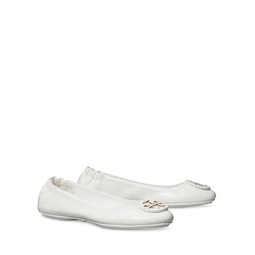 Womens Minnie Travel Leather Ballet Flats