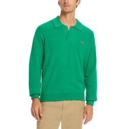 Relaxed Fit Polo Sweater