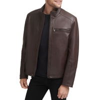 Leather Full Zip Jacket
