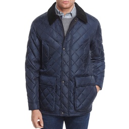 Quilted Elbow-Patch Jacket