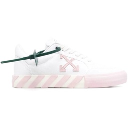 OFF-WHITE Low Vulcanized Canvas White Pink (Womens)