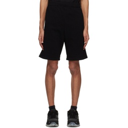 Black Pocket Sweat Shorts 211111M193035