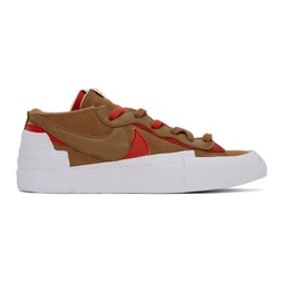 Brown Sacai Edition Blazer Low Sneakers 212011M237353