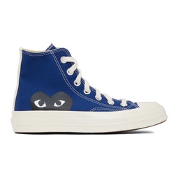 Blue Converse Edition Half Heart Chuck 70 High Sneakers 212246F127006