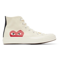 Off-White Converse Edition Half Heart Chuck 70 High Sneakers 212246M237085