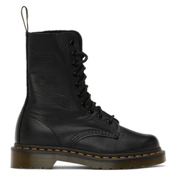 Black Virginia Mid-Calf Boots 212399F114000