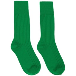 Green Cashmere Socks 212798M163105