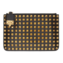 Rockstud All Over Flat Small Pouch 212807F045002