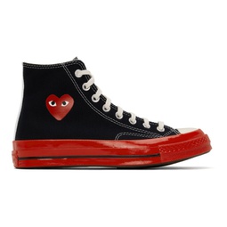 Black & Red Converse Edition PLAY Sneakers 221246F127004