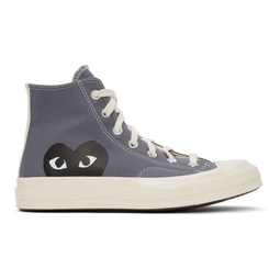 Grey Converse Edition Half Heart Chuck 70 Sneakers 221246M236000