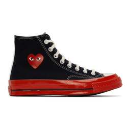 Black & Red Converse Edition PLAY Sneakers 221246M236005