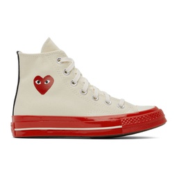 Off-White Converse Edition Chuck 70 High-Top Sneakers 221246M236006