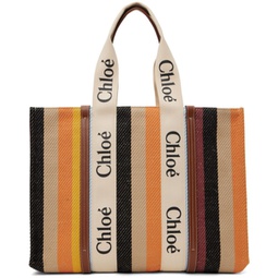 Multicolor Large Woody Tote 221338F049029