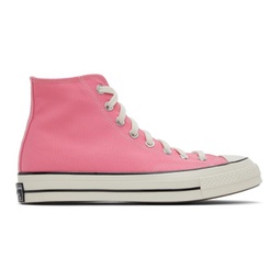 Pink Chuck 70 High Sneakers 221799M236053
