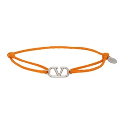 Orange VLogo Signature Bracelet 221807M142003