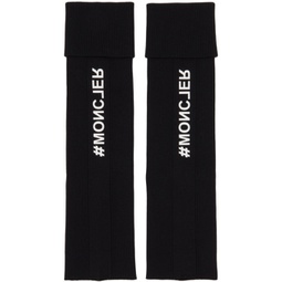 Black Legwarmer Socks 221826M220001