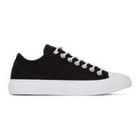 Black Canvas Low Sneakers 222129F128006