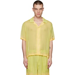 Yellow Deco Zig Zag Shirt 222169M192102