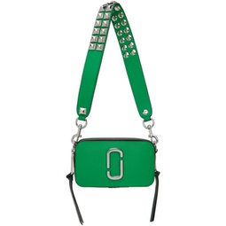 Green The Studded Snapshot Bag 222190F048065