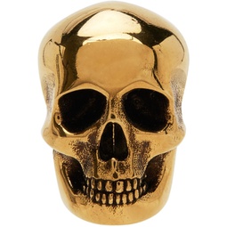 Gold Skull Earring 222259M144005