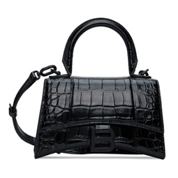Black XS Hourglass Top Handle Bag 222342F046000