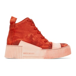 SSENSE Exclusive Red Bamba 1.1 Sneakers 222616M236000