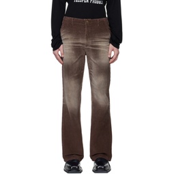 SSENSE Exclusive Brown Trousers 222731M191013