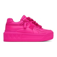 Pink One Stud Sneakers 222807F128022