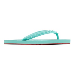 Blue Loubi Flip Sandals 222813F124002