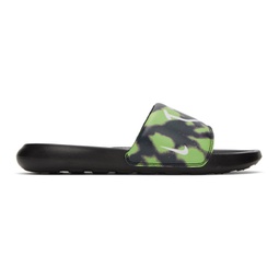 Black & Green Victori One Sandals 231011M234004