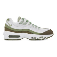 Green & White Air Max 95 Sneakers 231011M237158