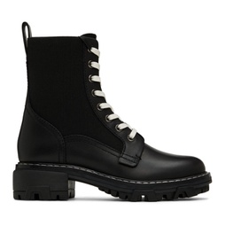 Black Shiloh Boots 231055F113007