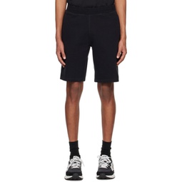 Black Relaxed Fit Shorts 231128M190005