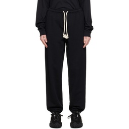 Black Relaxed-Fit Lounge Pants 231129F086002