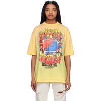 Yellow Printed T-Shirt 231129F110017