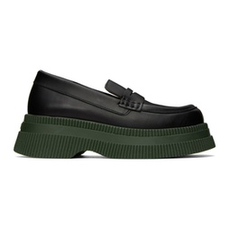 Black Wallaby Creepers Loafers 231144F121002