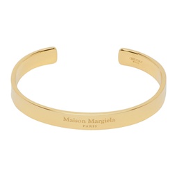 Gold Engraved Cuff Bracelet 231168F020011