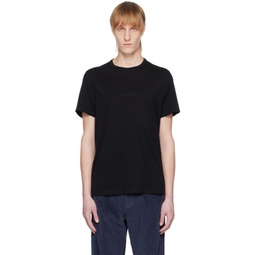 Black Distorted T-Shirt 231168M213015