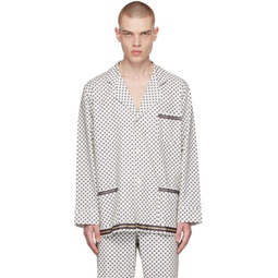 Off-White Petit Motifs Pyjama Shirt 231169M192045