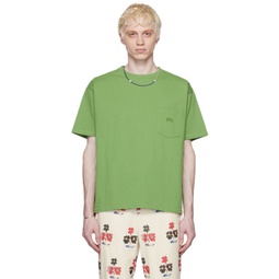 Green Pocket T-Shirt 231169M213004
