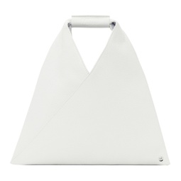 White Mini Triangle Tote 231188F049021