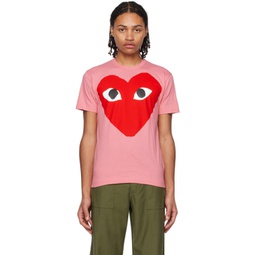 Pink Heart T-Shirt 231246M213001