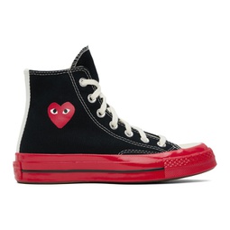 Black & Red Converse Edition PLAY Chuck 70 High-Top Sneakers 231246M236002