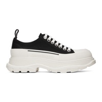 Black & White Slick Sneakers 231259F128001