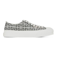 Black & White 4G City Sneakers 231278M237021