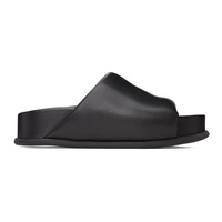 Black Freida Pillow Sandals 231283F124008