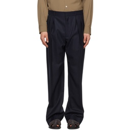 Navy Carl Trousers 231359M191008