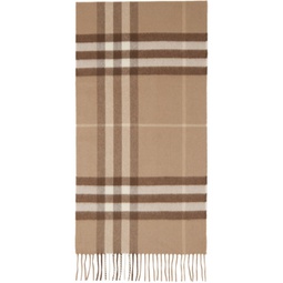Beige The Classic Check Scarf 231376F029014